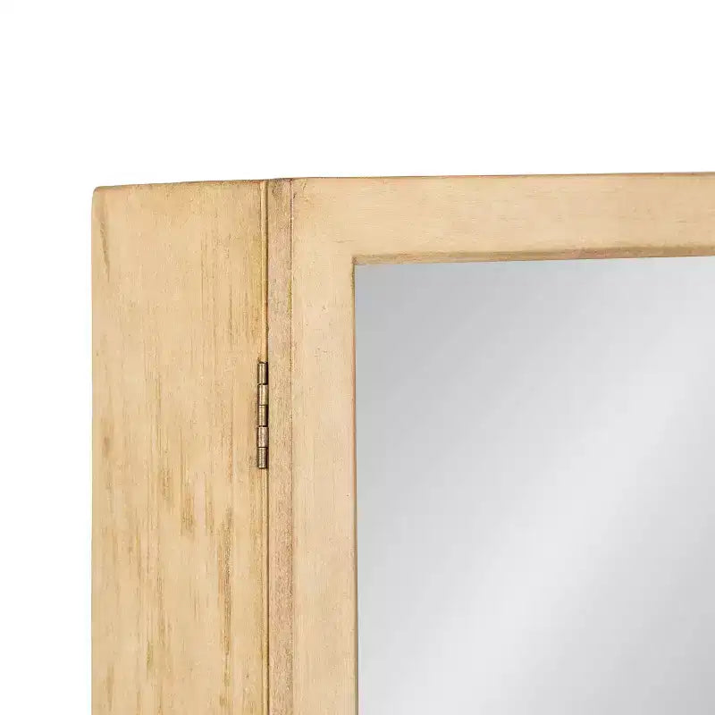 Mobile da bagno a specchio in rattan Ori di Kate e Laurel