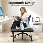 Sedia Ergonomica a Gambe Incrociate, Sedia da Meditazione Girevole a 360° con Ruote, Sedile Regolabile in Altezza per Meditazione, ADHD e Yoga per Ufficio Domestico