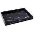 Elegant Natural Marble Jewelry Tray Organizer, Mom's Day Gift Genuine Marble Stone Tray for Vanity Bathroom Home Decor