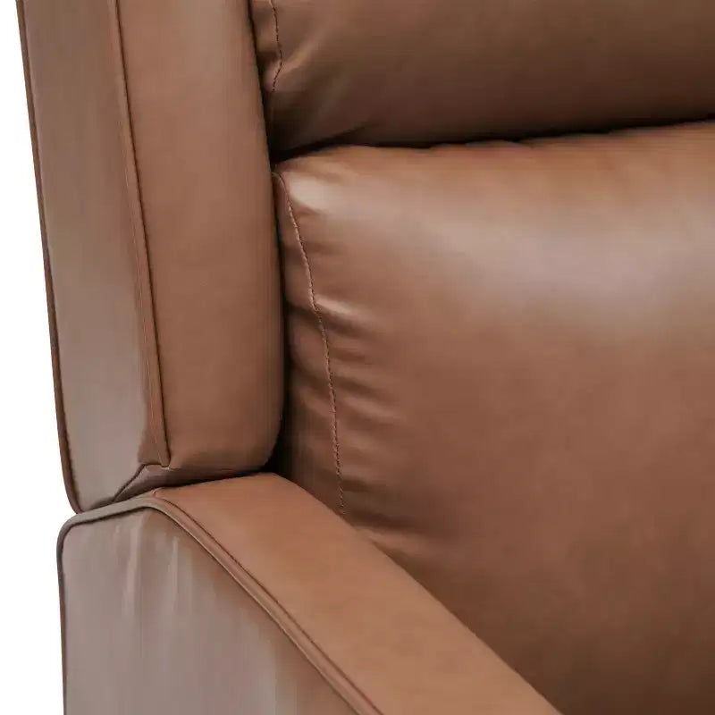 Poltrona reclinabile a dondolo girevole Emma and Oliver con porte di ricarica USB/USB-C, reclinabile manuale girevole a 270 gradi