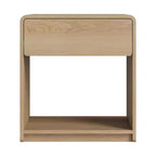 Comodini Moderni Set da 2, Tavolini da Comodino con Cassetti e Ripiano Aperto per Camera da Letto e Soggiorno-Panipeachy