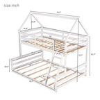 Letto in legno singolo FAMYYT con scaletta integrata, facile da montare