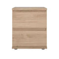 Tvilum, Aurora 2 Drawer Nightstand, Jackson Hickory