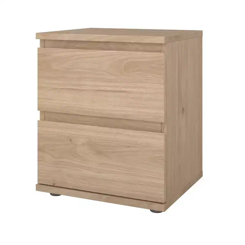 Tvilum, comodino Aurora a 2 cassetti, Jackson Hickory
