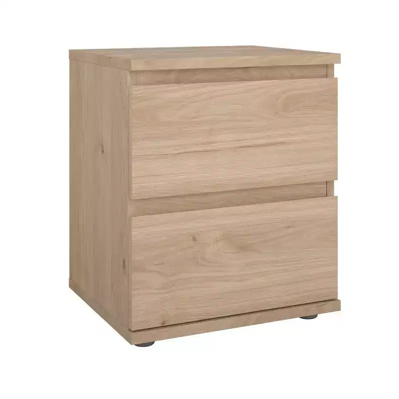 Tvilum, comodino Aurora a 2 cassetti, Jackson Hickory