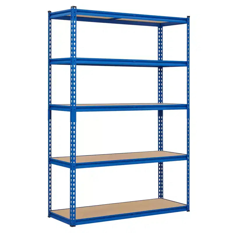 Scaffale per garage per impieghi gravosi, unità di stoccaggio a 5 ripiani, scaffalatura regolabile in metallo, capacità 900-1100 kg, organizzatore autoportante per cantina