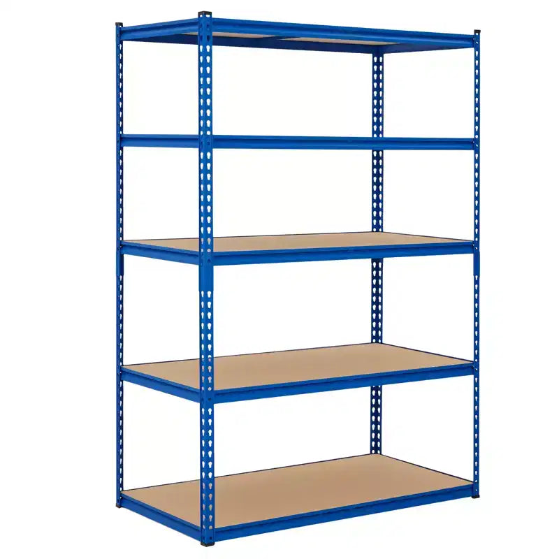 Scaffale per garage per impieghi gravosi, unità di stoccaggio a 5 ripiani, scaffalatura regolabile in metallo, capacità 900-1100 kg, organizzatore autoportante per cantina