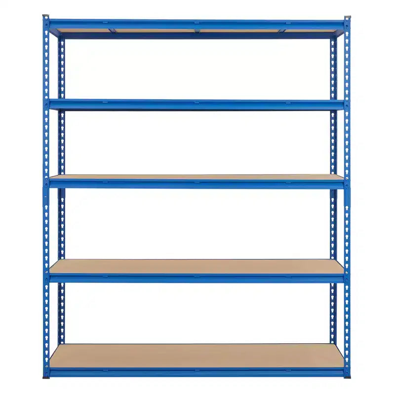 Scaffale per garage per impieghi gravosi, unità di stoccaggio a 5 ripiani, scaffalatura regolabile in metallo, capacità 900-1100 kg, organizzatore autoportante per cantina
