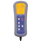 vidaXL Poltrona massaggiante Grigio chiaro Tessuto (100% poliestere), Legno, Metallo
