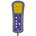 vidaXL Poltrona massaggiante Grigio chiaro Tessuto (100% poliestere), Legno, Metallo