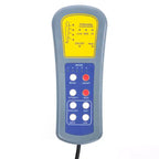 vidaXL Poltrona massaggiante elettrica crema 100% poliestere, metallo Standard