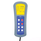 vidaXL Poltrona massaggiante elettrica crema 100% poliestere, metallo Standard