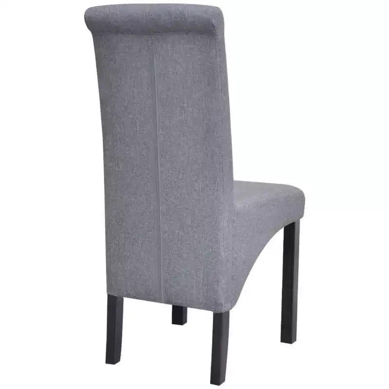 vidaXL Set 2 Sedie da Pranzo Grigio Scuro Struttura in Legno Standard Resistente