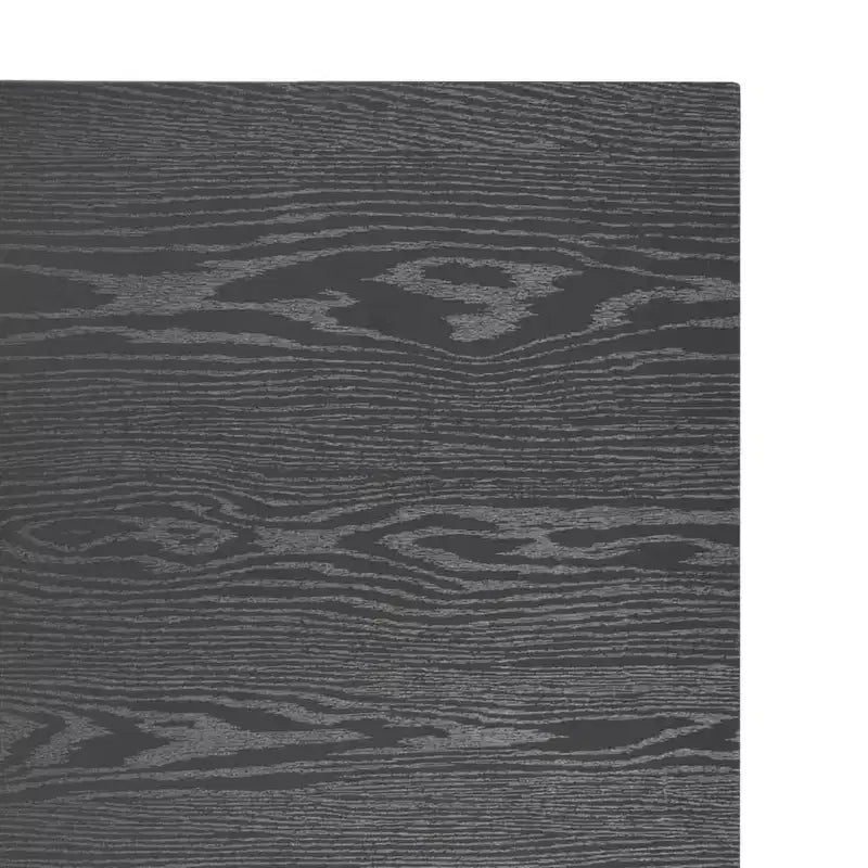 vidaXL Scrivania per computer in legno ingegnerizzato nero e rovere e metallo verniciato a polvere