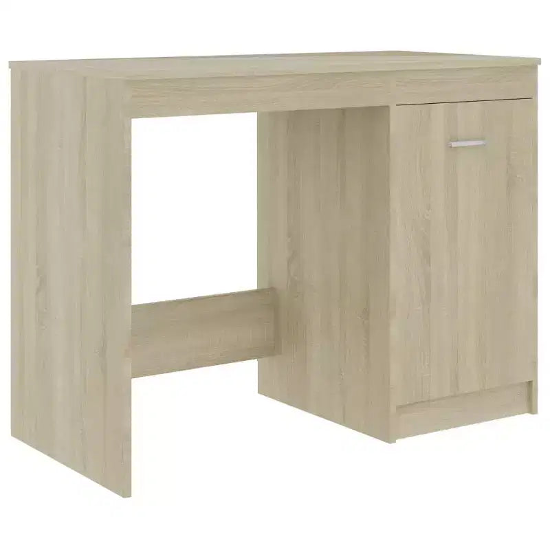 vidaXL Scrivania bianca Legno multistrato 140x50x76 cm Scomparto