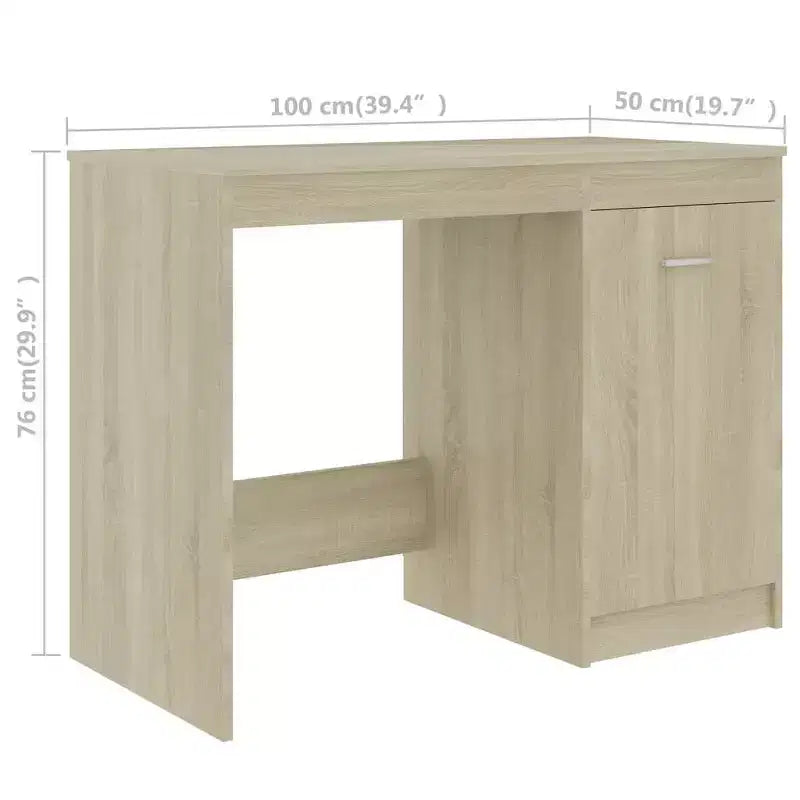 vidaXL Scrivania bianca Legno multistrato 140x50x76 cm Scomparto