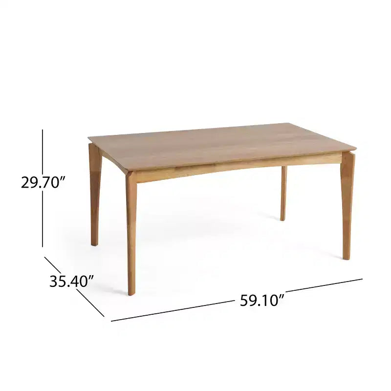 Christopher Knight Home Harrison Set da pranzo a 5 pezzi in legno stile moderno di metà secolo con 4 sedie imbottite con braccioli
