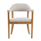 Christopher Knight Home Harrison Set da pranzo a 5 pezzi in legno stile moderno di metà secolo con 4 sedie imbottite con braccioli