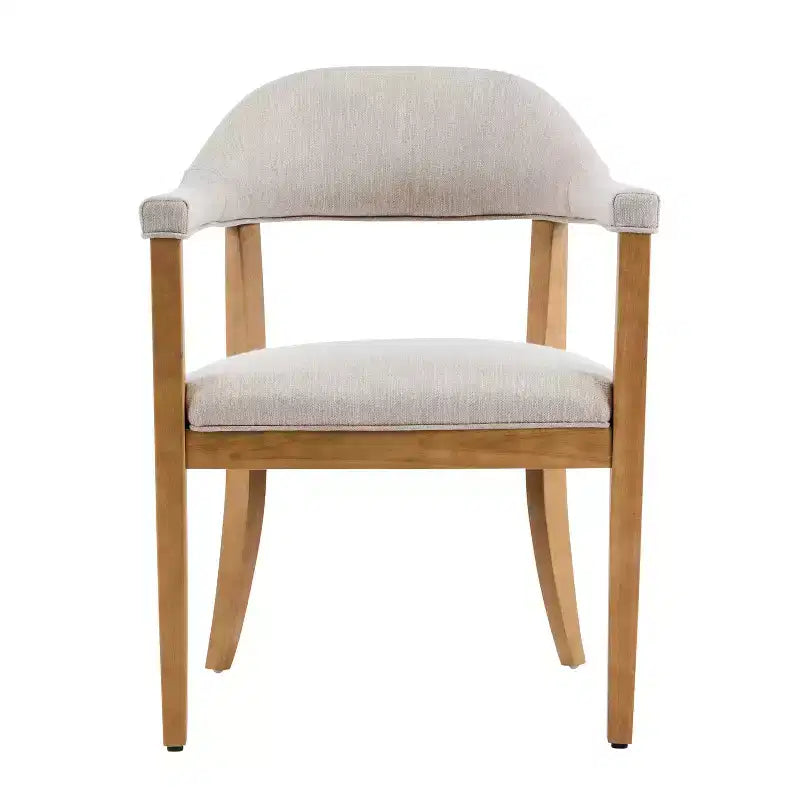 Christopher Knight Home Harrison Set da pranzo a 5 pezzi in legno stile moderno di metà secolo con 4 sedie imbottite con braccioli