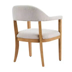 Christopher Knight Home Harrison Set da pranzo a 5 pezzi in legno stile moderno di metà secolo con 4 sedie imbottite con braccioli