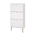 Tvilum, Bodo 3 Drawer Shoe Storage Cabinet, White