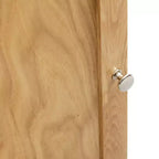 vidaXL Armadietto ad angolo Marrone Legno massello di rovere e MDF con impiallacciatura in rovere Medio
