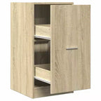 vidaXL Apothecary Cabinet Sonoma oak Engineered wood Medium