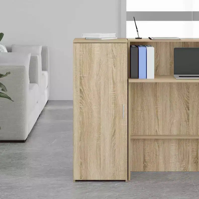 vidaXL Mobiletto Rovere Sonoma Legno ingegnerizzato Compatto
