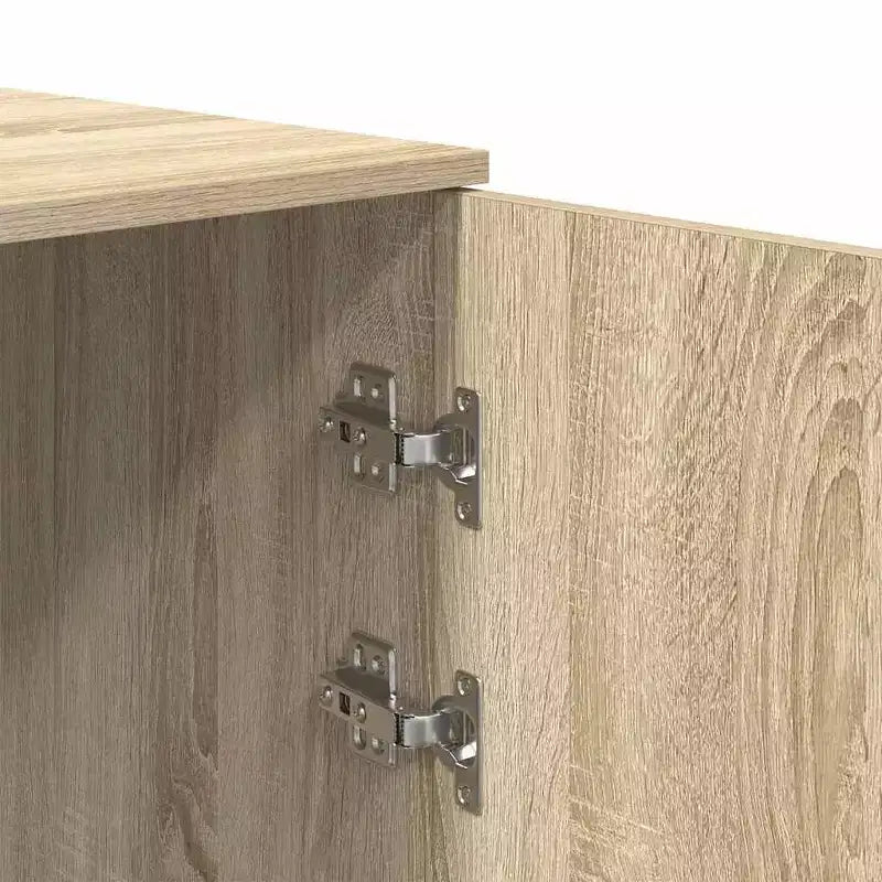 vidaXL Mobiletto Rovere Sonoma Legno ingegnerizzato Compatto