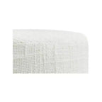 Sgabello in tessuto bouclé color crema Jasper di Meridian Furniture