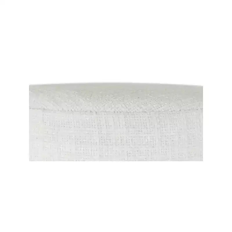 Sgabello in tessuto bouclé color crema Jasper di Meridian Furniture