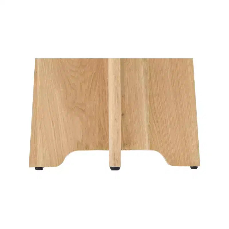 Sgabello in tessuto bouclé color crema Jasper di Meridian Furniture