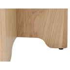 Sgabello in tessuto bouclé color crema Jasper di Meridian Furniture