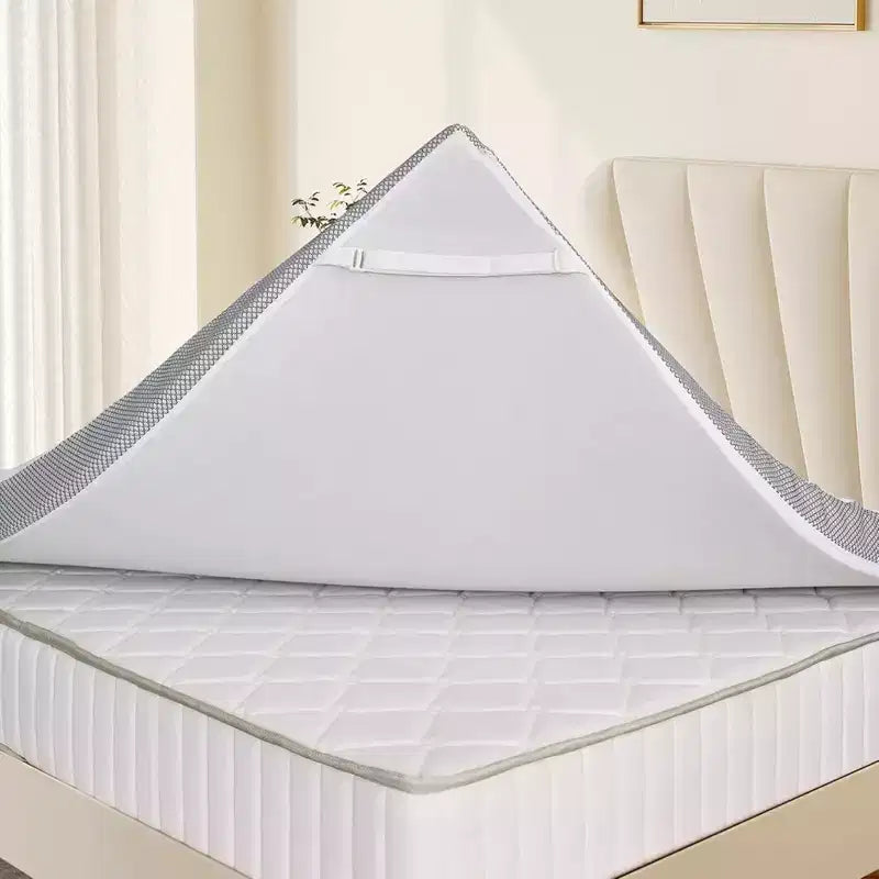 Dyonery Topper Materasso Extra Rigido 3 Pollici - Cuscinetto in Schiuma ad Alta Densità per Alleviare il Dolore con Rivestimento Rimovibile e Inodore