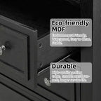 Cassettiera a 5 cassetti, Comodino moderno, Torre portaoggetti larga 80 cm, Armadio portatutto alto per cameretta, camera da letto, ingresso, corridoio