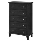 5 Drawer Dresser, Modern Chest of Drawers, 31.5In Wide Storage Tower, Tall Organizer Storage Dresser Cabinet for Nursery Bedroom Entryway Hallway