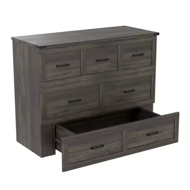 FAMYYT Letto a piattaforma pieghevole full size con stazione di ricarica, cassetto portaoggetti, facile montaggio