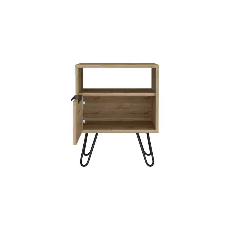 Comodino HomeRoots 22 Beige Legno