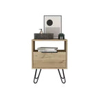 Comodino HomeRoots 22 Beige Legno