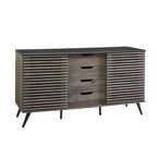 Credenza con ante scorrevoli a persiana