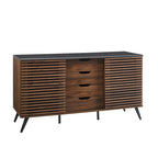 Credenza con ante scorrevoli a persiana