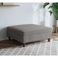 Poggiapiedi contenitore imbottito in velluto a coste oversize 40 W