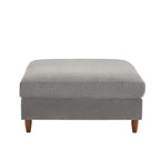 Poggiapiedi contenitore imbottito in velluto a coste oversize 40 W