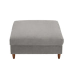 Poggiapiedi contenitore imbottito in velluto a coste oversize 40 W