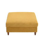 Poggiapiedi contenitore imbottito in velluto a coste oversize 40 W