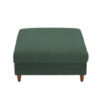 Poggiapiedi contenitore imbottito in velluto a coste oversize 40 W