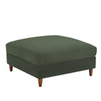 Poggiapiedi contenitore imbottito in velluto a coste oversize 40 W