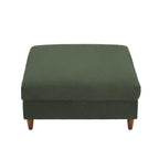 Poggiapiedi contenitore imbottito in velluto a coste oversize 40 W