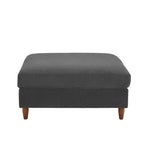 Poggiapiedi contenitore imbottito in velluto a coste oversize 40 W