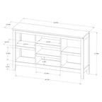 32 Scaffale orizzontale Carson con ripiani regolabili - Threshold